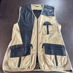Vintage Bob Allen Canvas Shooting Hunting Fishing Vest Adult Sz XXL